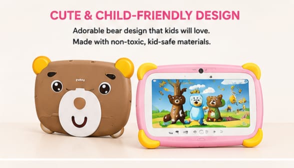 ds Tablet 7" HD – 32GB Storage, Front Camera, Safe & Durable Design, Long-Lasting Battery