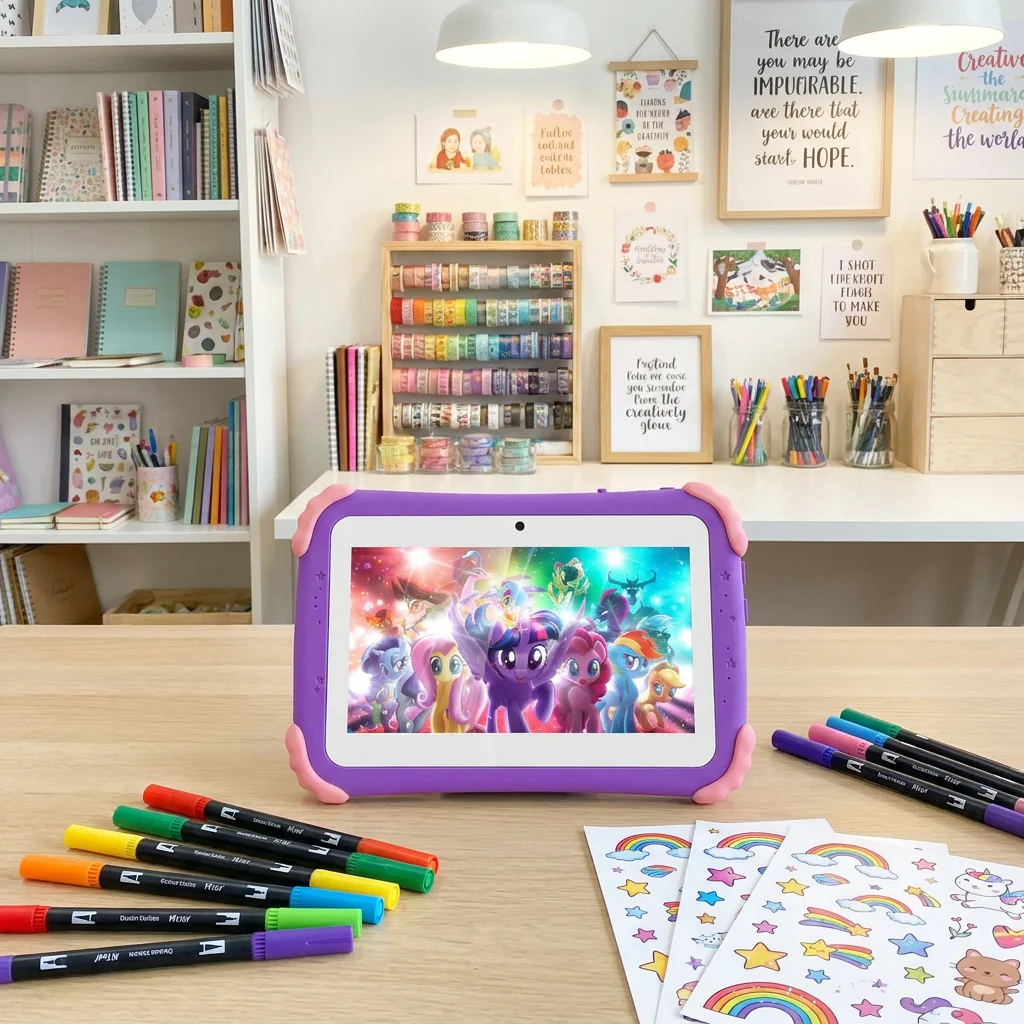 Cheaper Hot-Sell 7 Inch Android 10 MTK Quad Core Tablet 2GB+16GB 4000mAh Battery IPS Screen Kids Learning Apps