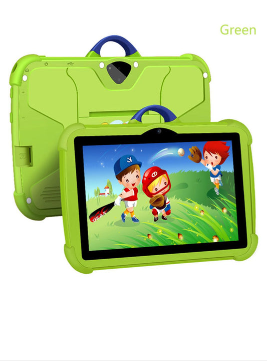 Choice EU Standard accessories Green 7 Inch Kids Tablet PC with Android 13 Quad Core 4GB RAM 64GB ROM Educa